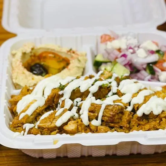 Chicken Shawarma Plate.