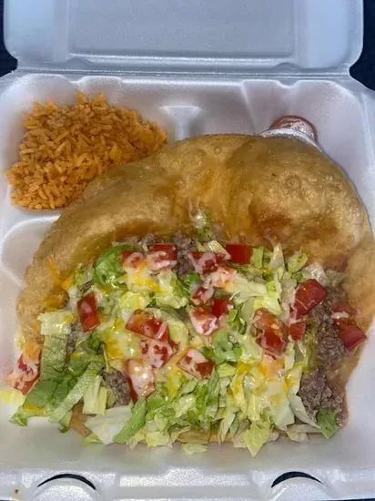 Stuffed Sopapilla Plate