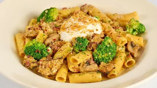 Italian Sausage and Fresh Mushroom Rigatoni