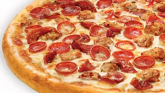 Old-School Pepperoni & Sausage Pizza