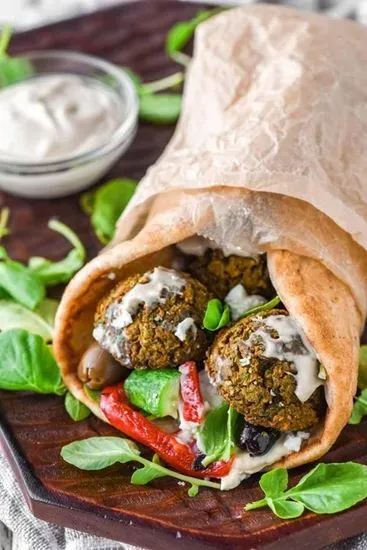 The Falafel Wrap(Vegetarian)