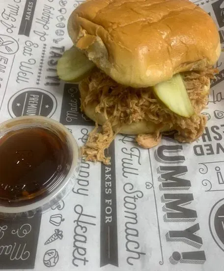 Smoked Pulled  Chicken Sandwich