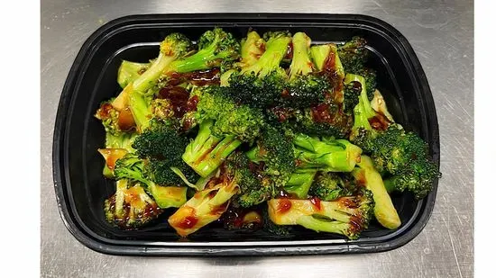 80. Broccoli with Garlic Sauce鱼香芥蓝