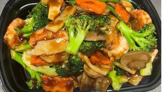 71. Shrimp with Mixed Veg. 杂菜虾