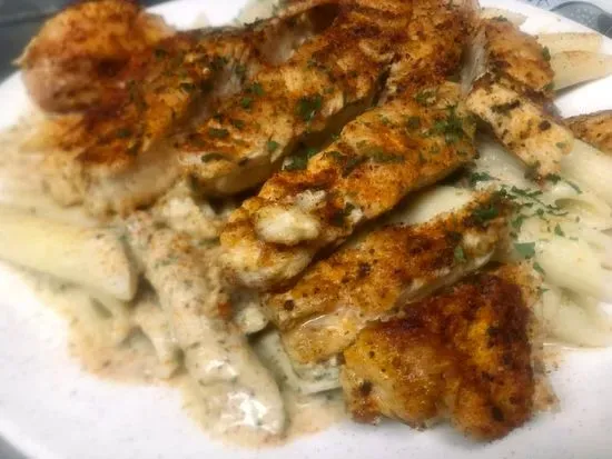 Grilled Chicken Alfredo