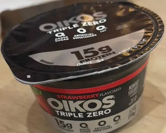 OIKOS:15g protein nonfat yogurt 5.3 oz