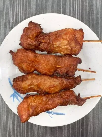 8. Teriyaki Chicken on the Stick (4 Pieces)