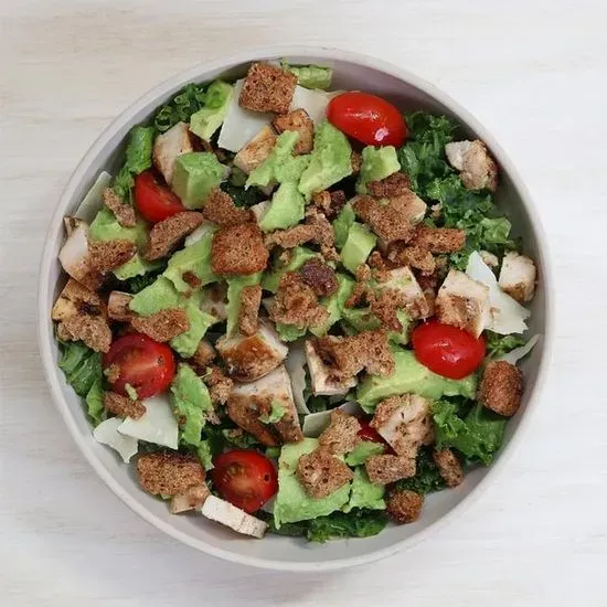 Kale Chicken Caesar Salad