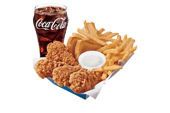 Chicken Strip Baskets w/Drink