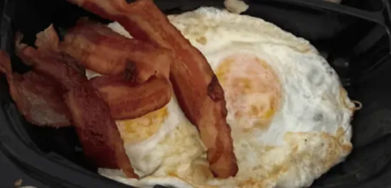 2 Eggs With Bacon