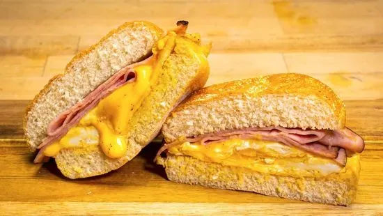 Ham, Egg & Cheese Breakfast Sandwich