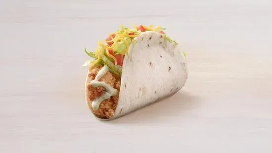 Avocado Ranch Crispy Chicken Taco