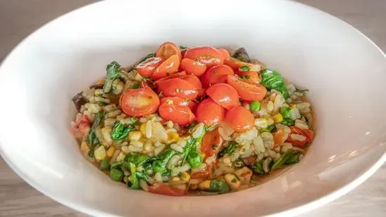 Sweet Corn & Tomato Risotto GF