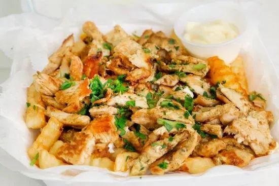 Chicken Shawarma Loaded Fries