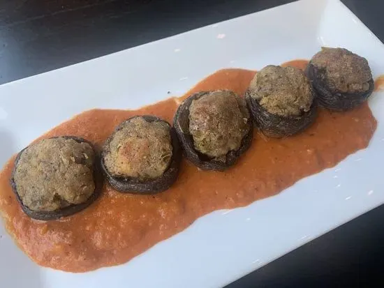 Alligator Stuffed Mushrooms