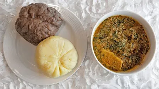 Egusi Soup With Assorted Meat