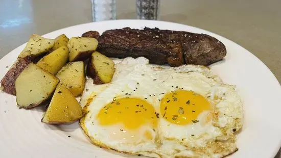 Steak and eggs 