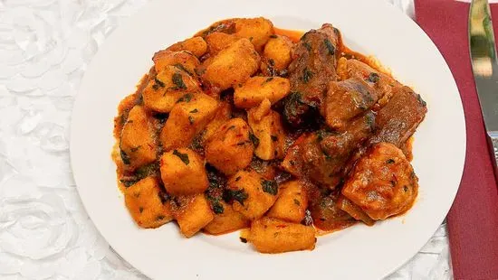 Yam Porridge With Assorted Meat 