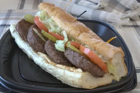 Hamburger Po Boy Combo