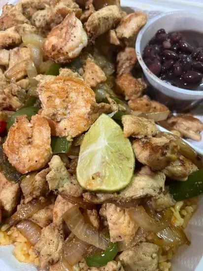 Chicken and Shrimp Fajita