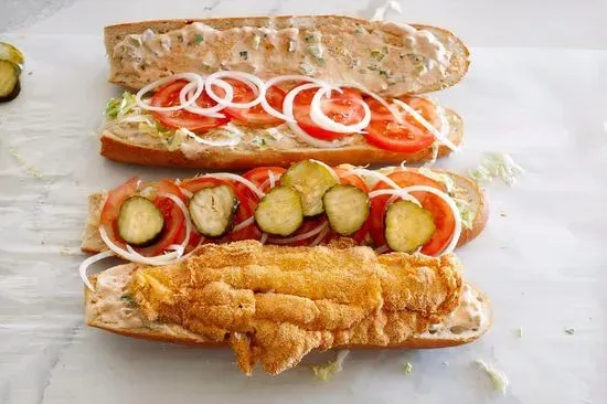 8 Inch Fried Fish Sub