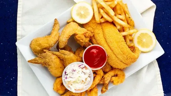 Fish & Chicken Combo with Three Item