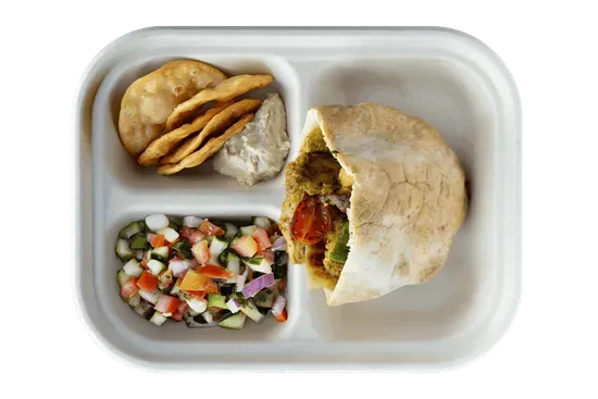 kids kebab pita tray