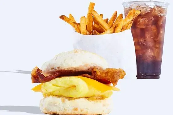 Bacon, Egg & Cheese Biscuit Meal