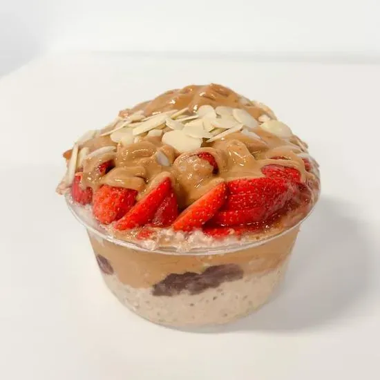 Peanut Butter & Jelly Overnight Oats