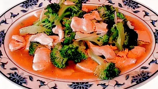 Sliced Chicken with Broccoli