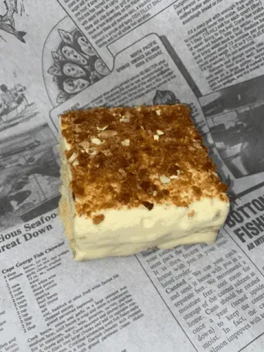 Toasted Almond Cake Slice 