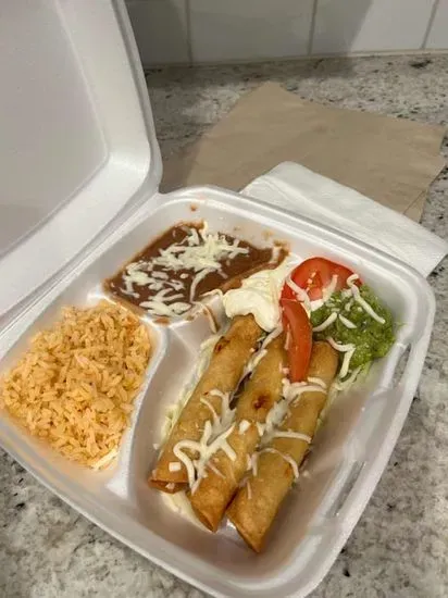 Flautas Plate