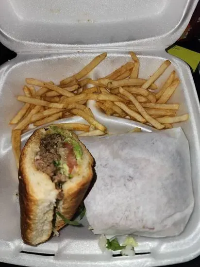 Torta Combo with Fries