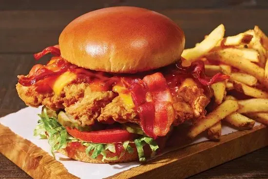 NEW Bacon Cheddar Crispy Chicken Sandwich