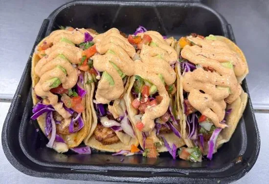 SHRIMP TACOS