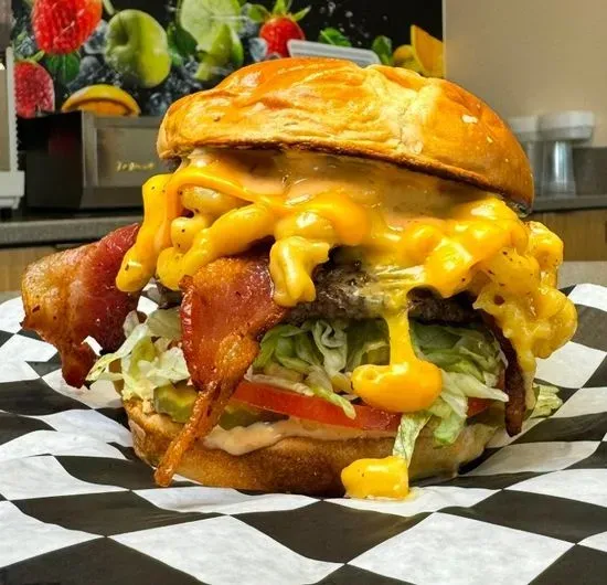 BACON MAC-N-CHEESEBURGER