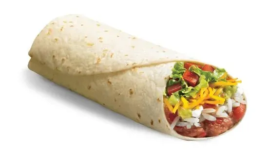 8 Layer Veggie Burrito