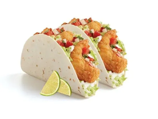 2For Crispy Jumbo Shrimp Tacos