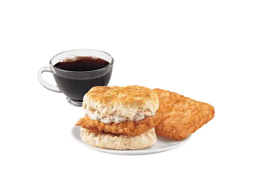 Chicken & Gravy Biscuit Sandwich Combo