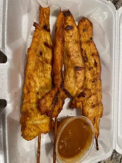 AP-7. Beef or Chicken Satay