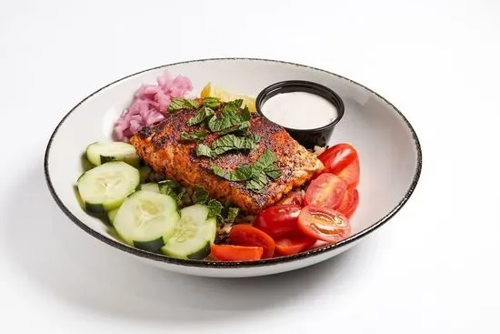 Mediterranean Salmon Bowl