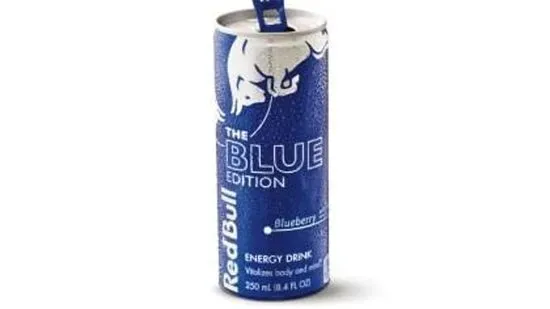 Blueberry Red Bull Can