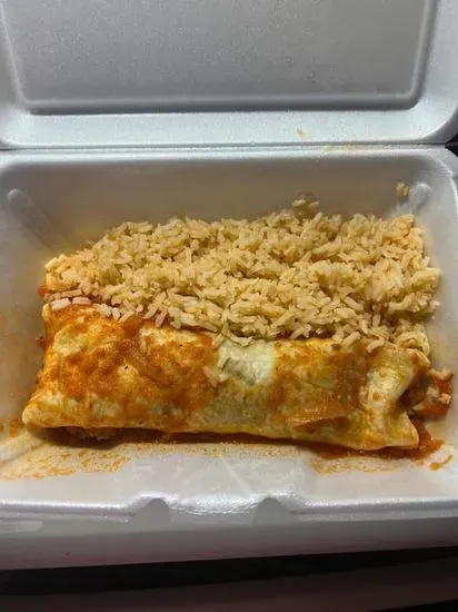 Kids Beef Enchilada With Rice