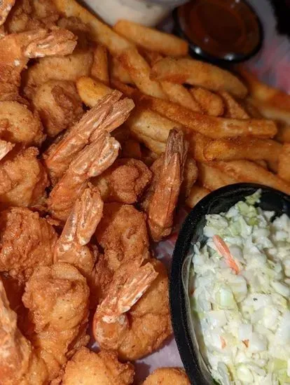 Fried Shrimp Basket, CS, Fries