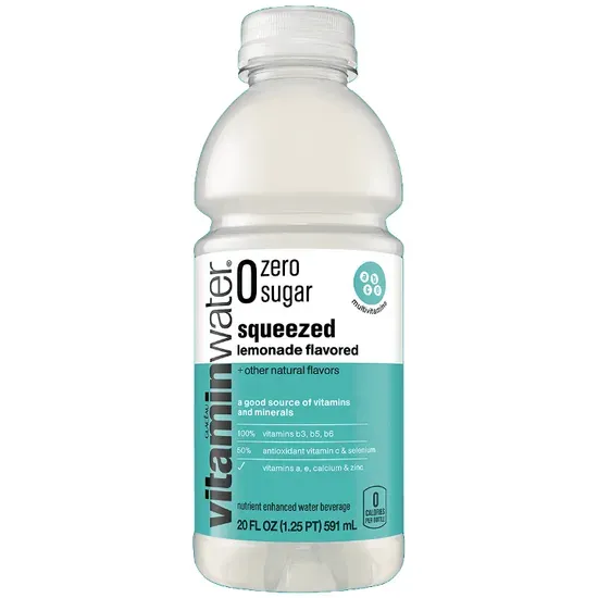 20 vitaminwater Zero Squeezed Lemonade