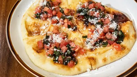 Tomato basil naan 
