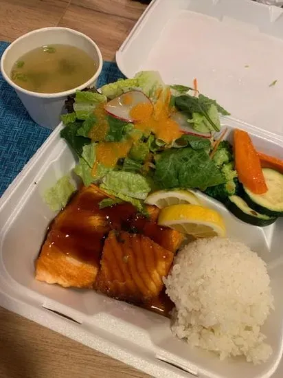 Salmon Teriyaki Dinner