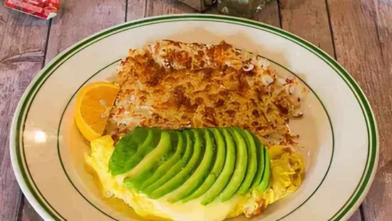 Bacon, Avocado & Cheese Omelette