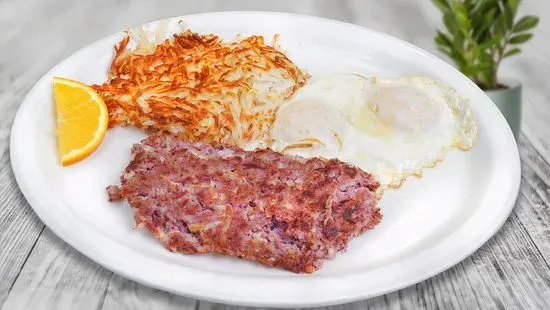 Corned Beef Hash & Eggs