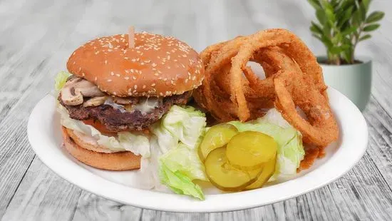 Mushroom Cheeseburger